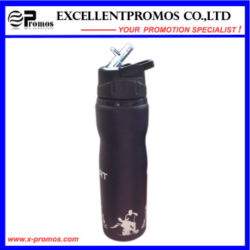 Promocional personalizada de acero inoxidable deportes botella de agua con boquilla de succión (EP-B58409)